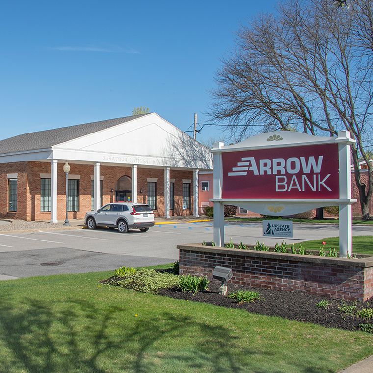 Arrow Bank at South Broadway, Saratoga Springs